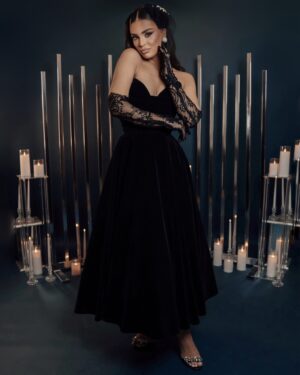 Eclipse #012 - Feather Glam Dress